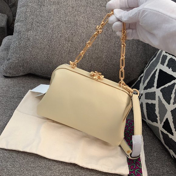 NWT Tory Burch Butter Milk 82256 Cleo small bag - Picture 5 of 8